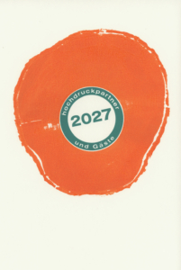 Deckblatt Grafikkalender 2027